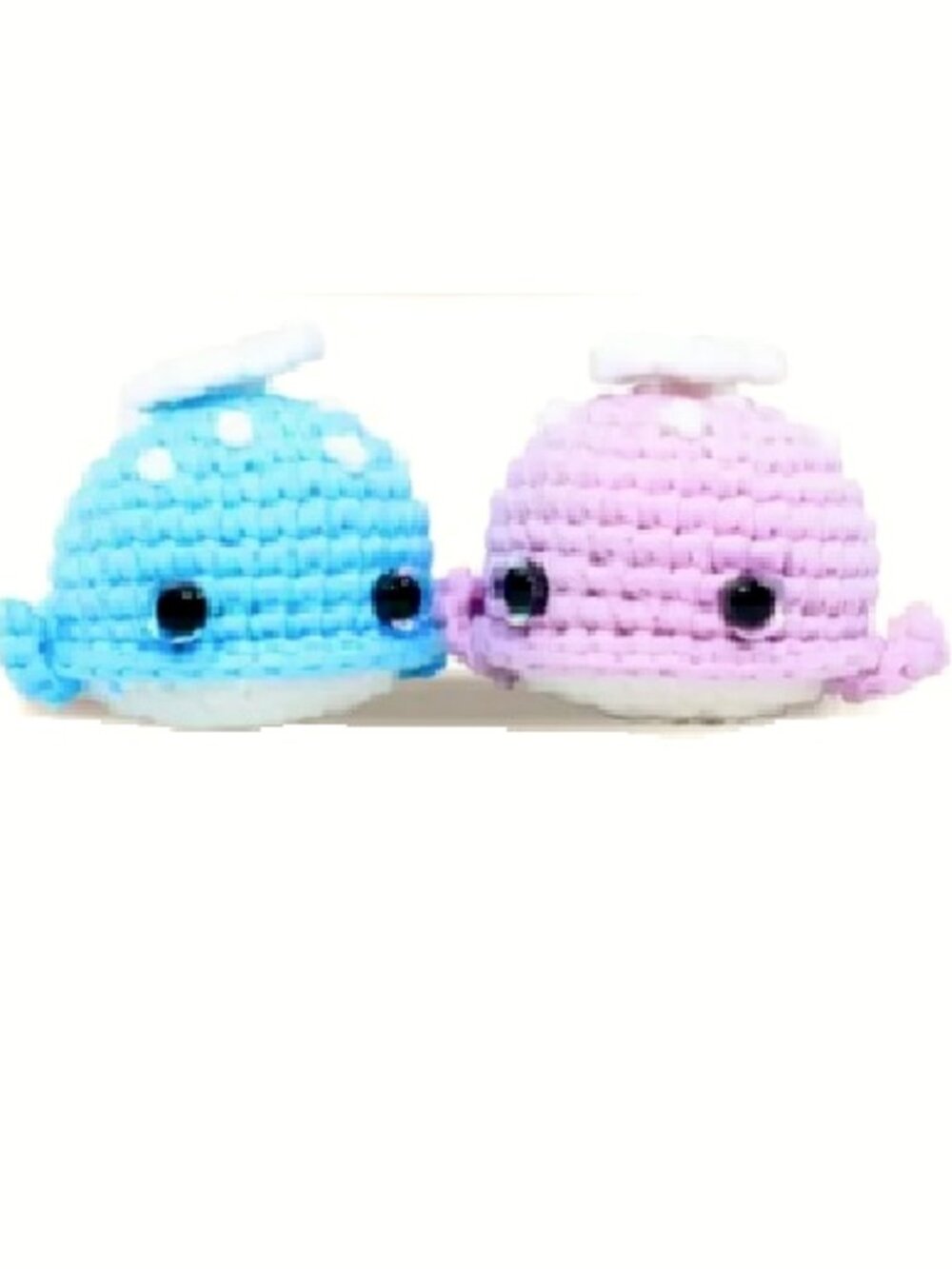 Whales Amigurumi Crochet Knit Kit DIY 2.2" Mini Animal Mamal Plush Craft NEW